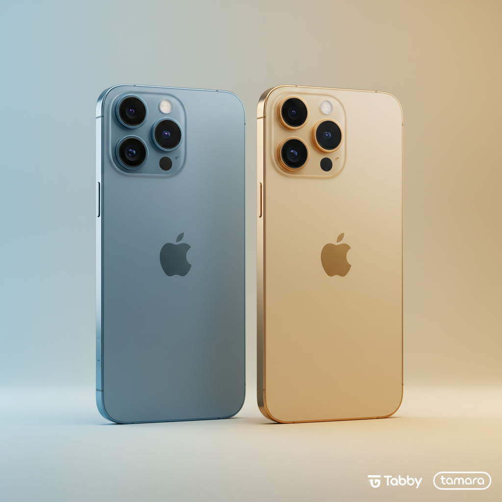 iPhone 13 Pro Max - Back Camera System Sierra Blue and Gold