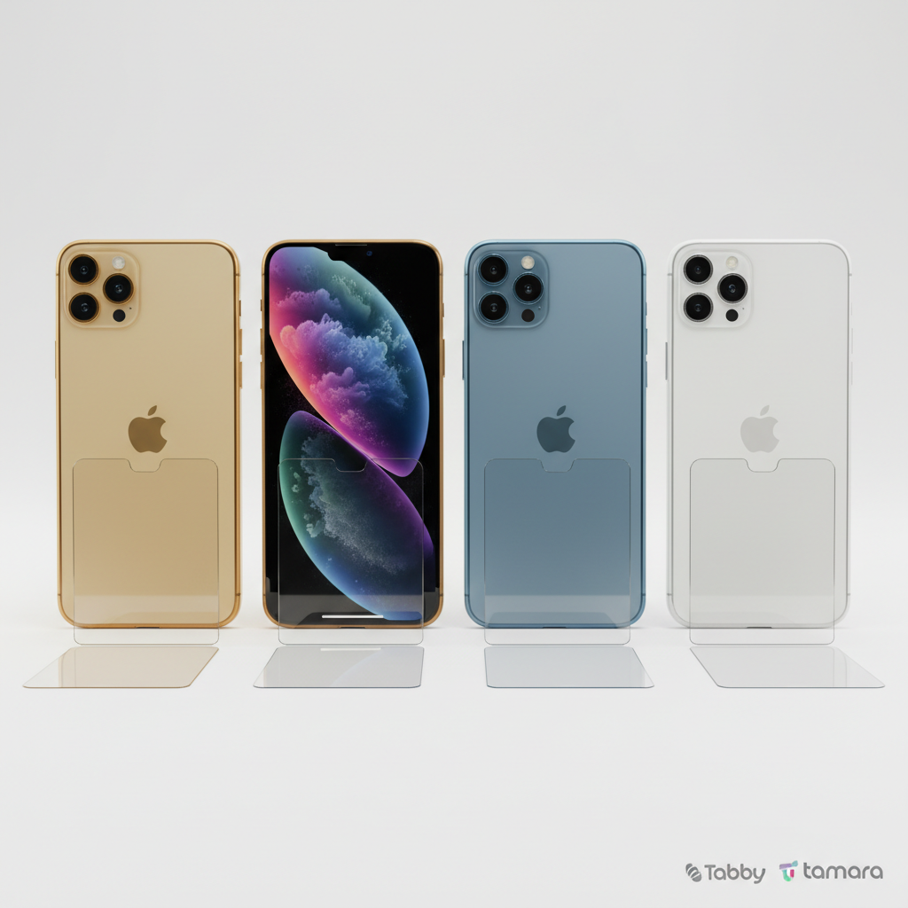 iPhone 13 Pro Max - All Colors Front View with Free Accessories